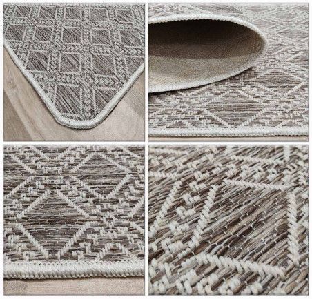 Pompeya outdoor rug with diamond pattern at alfombrasimperio1979.com