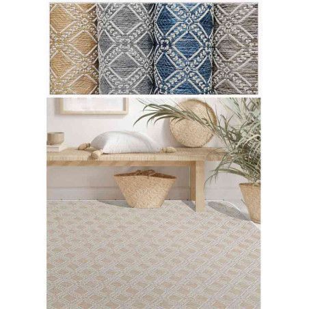 Pompeya outdoor rug with diamond pattern at alfombrasimperio1979.com