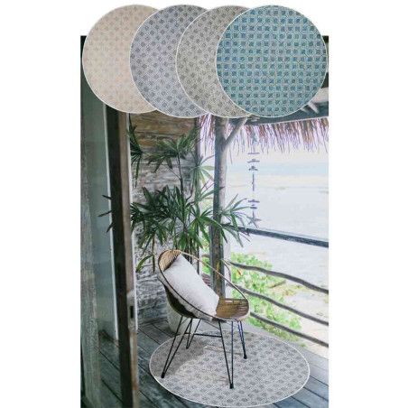 Pompeya outdoor rug with diamond pattern at alfombrasimperio1979.com