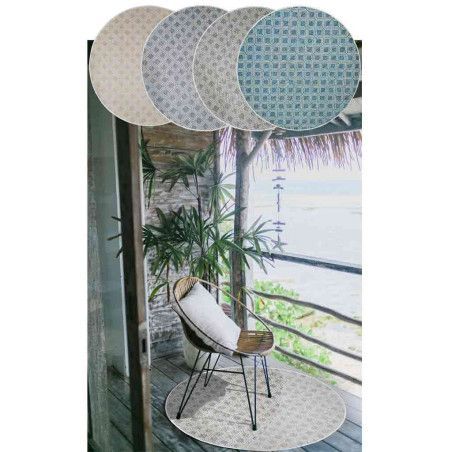 Pompeya outdoor rug with diamond pattern at alfombrasimperio1979.com