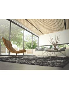 Aloe Plain Anthracite Rug