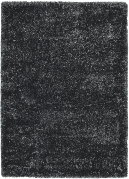 Alfombra Aloe Liso Antracita vista superior