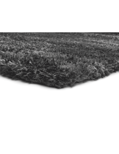 Alfombra Aloe Liso Antracita ambientada 2
