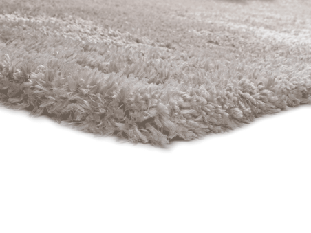 Alfombra Aloe Liso Beige detalle esquina