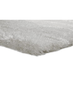Alfombra Aloe Liso Crema ambientada 2