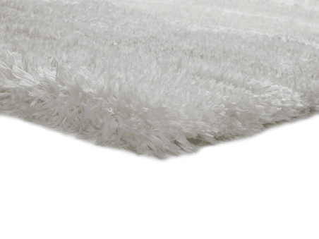 Alfombra Aloe Liso Crema detalle esquina