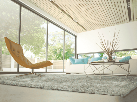 Aloe Plain Silver Rug