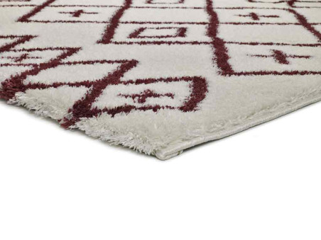 Alfombra Ariana 17018 Blanco detalle esquina