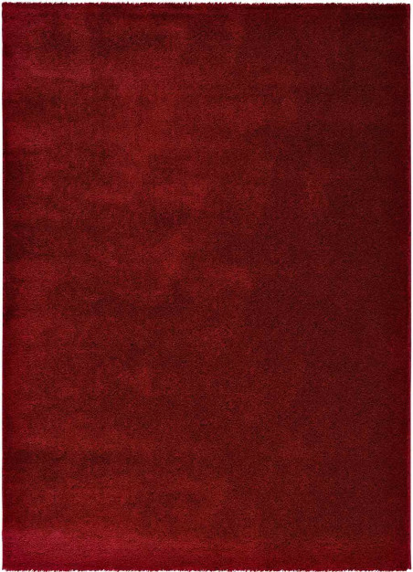 Alfombra Ariana Liso Rojo vista superior