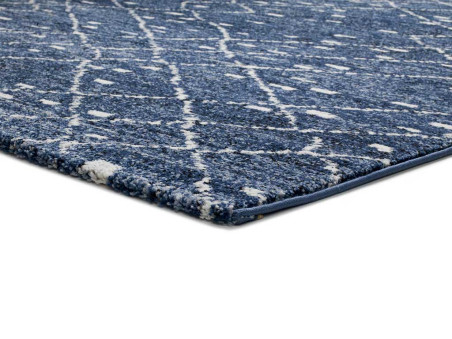 Alfombra Indigo 22138 C/07 Azul detalle esquina