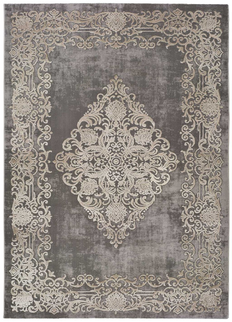 Alfombra Izar 23034 14/Gris vista superior