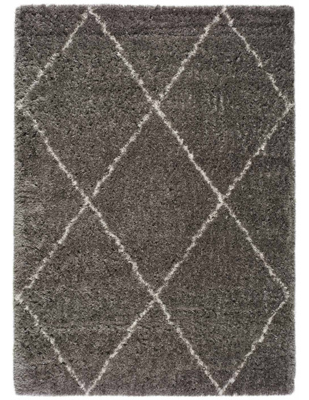 Alfombra Lynn 7902 Gris vista superior