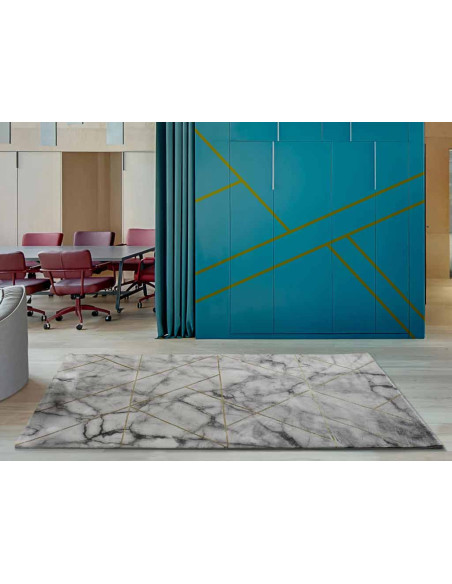 Alfombra Norah 23299 14/Gris ambientada
