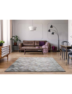 Alfombra Norah 23374 14/Gris ambientada
