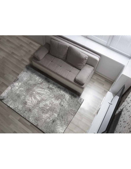 Alfombra Norah 23607 14/Gris ambientada