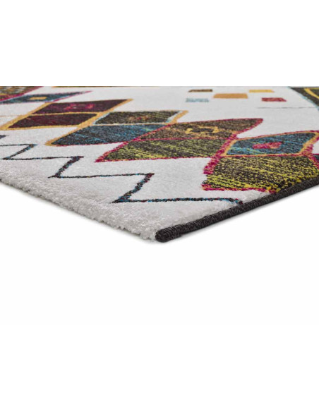 Alfombra Sheki 16550 Multi detalle esquina