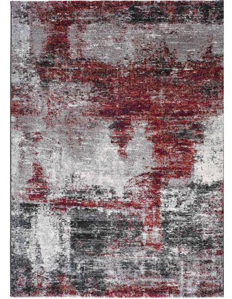 Alfombra Shiraz 16567 C/10 Rojo vista superior