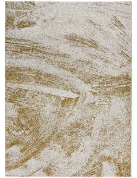 Alfombra Smoothy 671 43/Mostaza vista superior