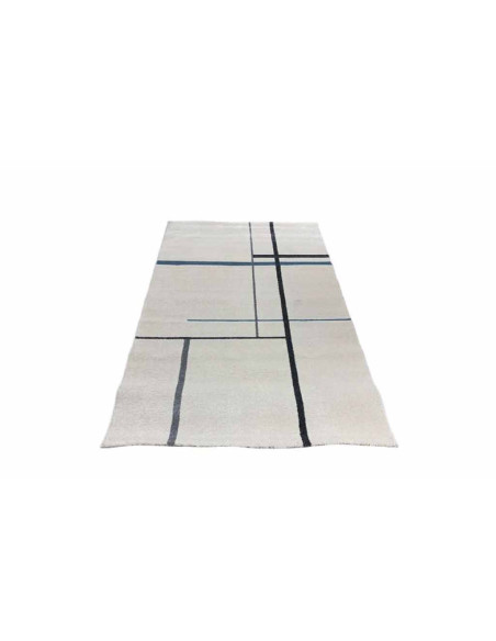 Spain Striped White Rug