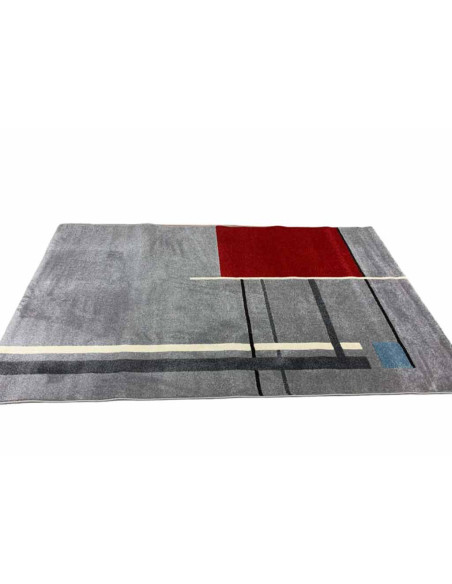 Alfombra Spain Rayas Gris ambientada