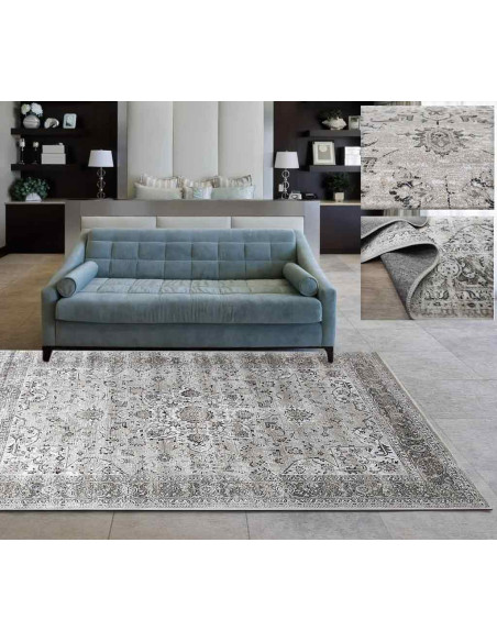 Alfombra Flaca Beig ambientada