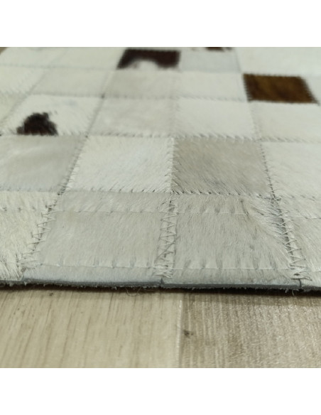 Vaca Degradado Leather Rug