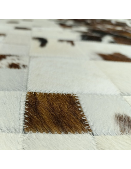 Vaca Degradado Leather Rug