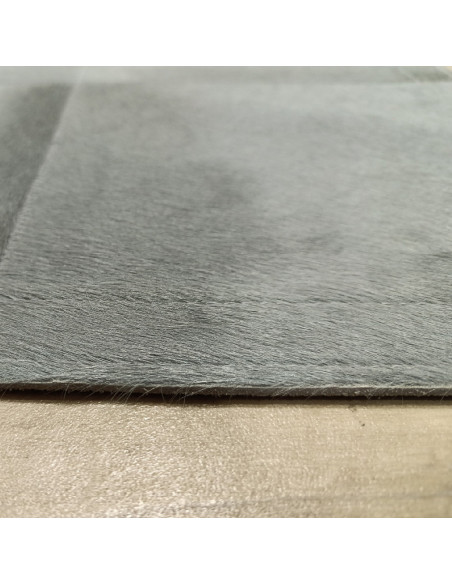 Patchword Gris Leather Rug