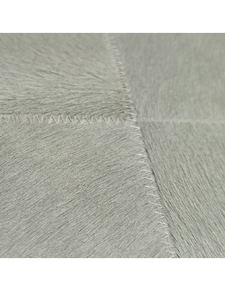 Alfombra de piel Patchword Gris, en alfombrasimperio1979.com.