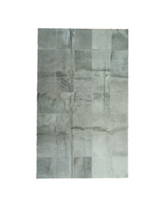 Patchword Gris Leather Rug 2