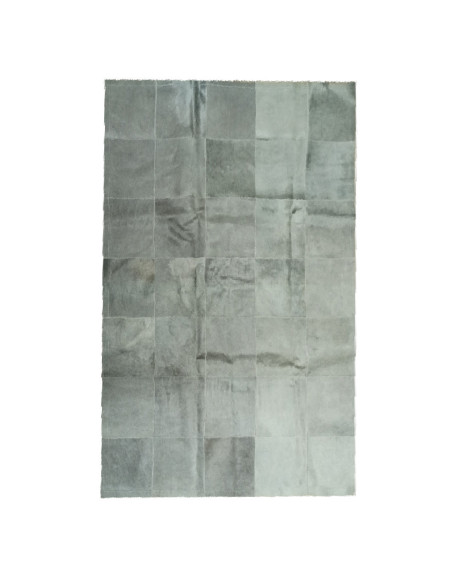 Alfombra de piel Patchword Gris, en alfombrasimperio1979.com.