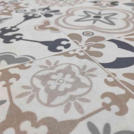 Detalle dibujo de alfombra Alhambra beige