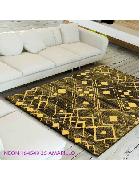 Alfombra Neon 16549 C/35 Amarillo