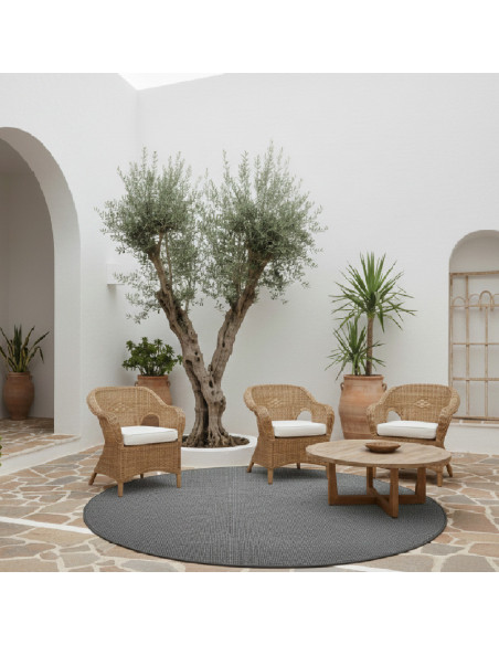 Small loop rug, Rustic, custom made, indoor and outdoor at alfombrasimperio1979.com