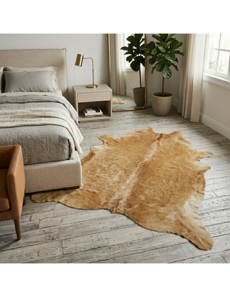 Canary Goat Skin Rug 🐐10