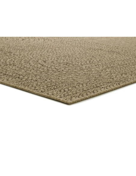 Outdoor-Indoor Geometric Jute-Effect Rug Acra 5006 Natural