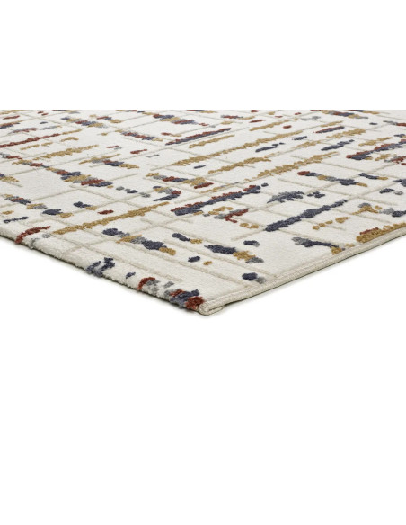 Geometric rug with relief Amara 12992 Multicolor