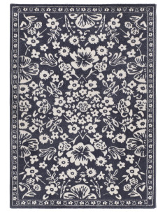 Classic rug with relief Amara 12994 Blue 2