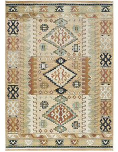 Antalia 711 Multicolor Viscose Ethnic Rug 2