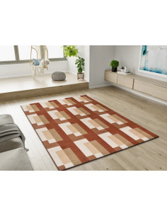 Astra 13005 Caldera Geometric Carpet