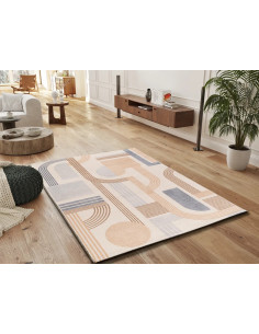 Astra 13014 Beige Geometric Rug