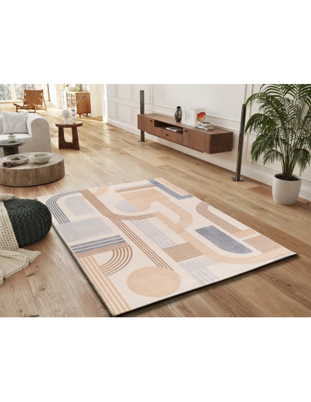 Astra 13014 Beige Geometric Rug