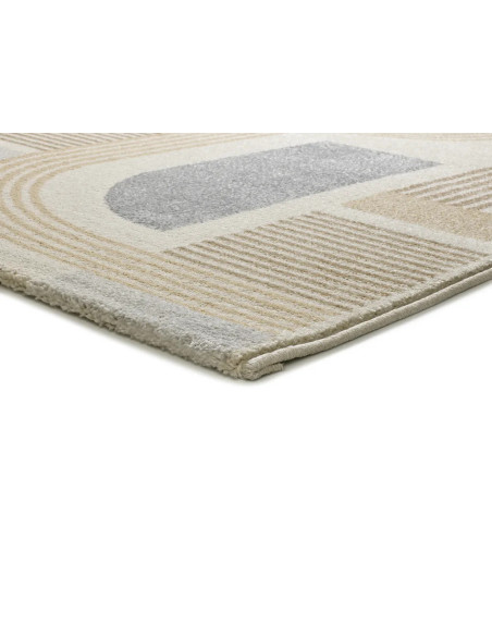 Alfombra geométrica Astra 13014 Beige