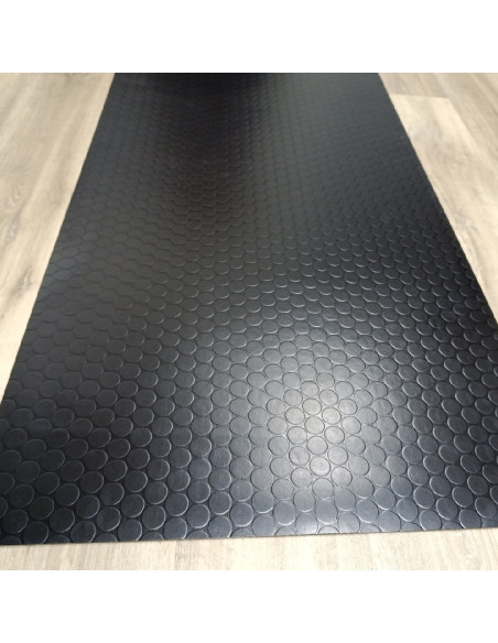 Botones vinyl rug (custom made)