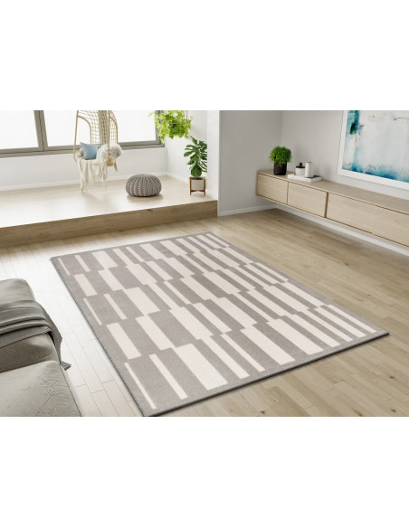 Alfombra con relieve Baresa 12940 Gris
