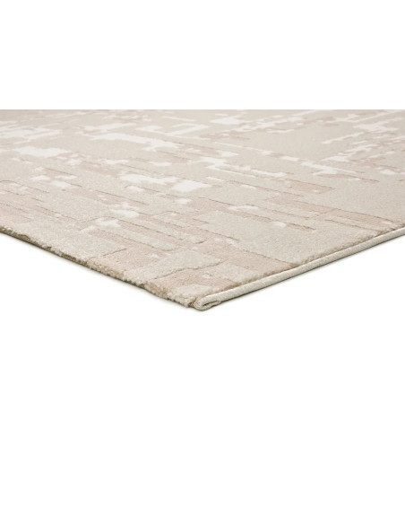 Alfombra abstracta con relieve Baresa 12946 Beige