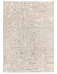 Alfombra abstracta con relieve Baresa 12946 Beige 2
