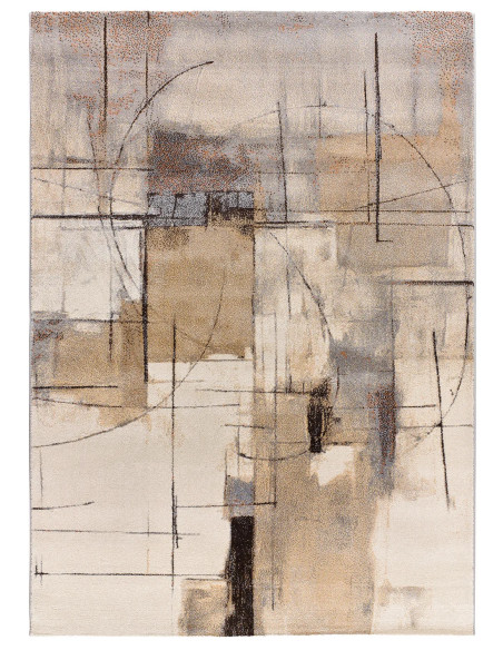Alfombra abstracta Beruti 12921 Beige