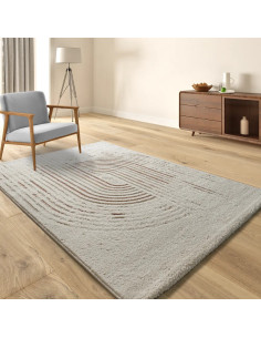 Candela 2299 - Modern rug with a raised pattern