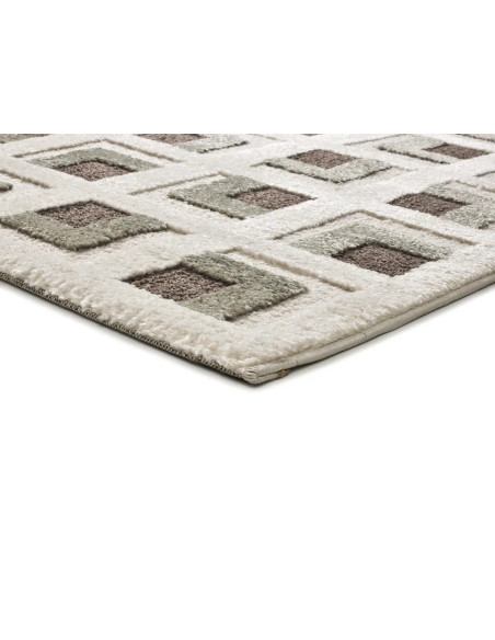 Alfombra geométrica Candela 2450 Marrón